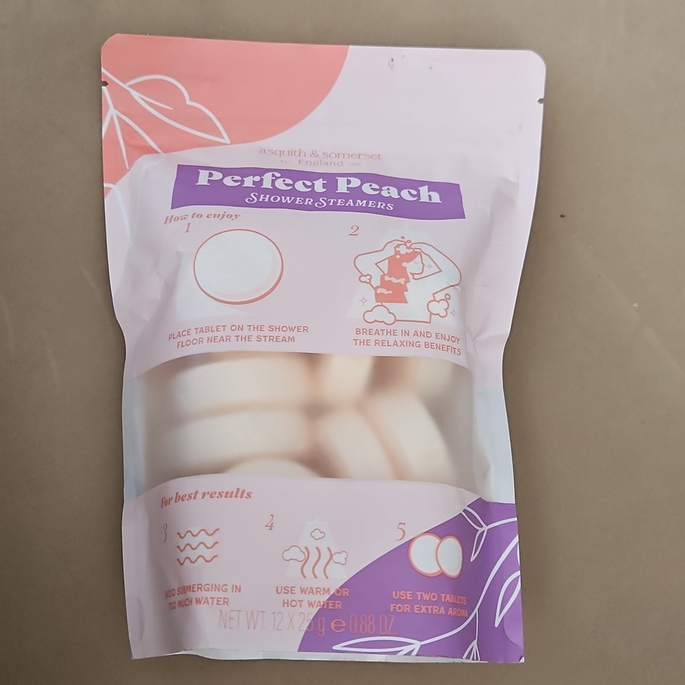 Asquith & Somerset Shower Steamers - Perfect Peach
